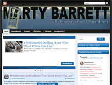 Tablet Screenshot of martybarrett.com